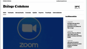 What Dialogociudadano.com website looked like in 2020 (3 years ago)