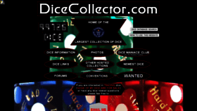 What Dicecollector.com website looked like in 2020 (3 years ago)
