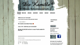 What Diekamille.de website looked like in 2020 (3 years ago)
