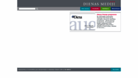What Dienasmediji.lv website looked like in 2020 (3 years ago)