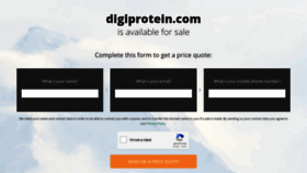 What Digiprotein.com website looked like in 2020 (3 years ago)