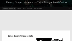 What Demonslayer-manga.net website looked like in 2020 (3 years ago)