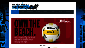 What Digthebeach.com website looked like in 2020 (3 years ago)