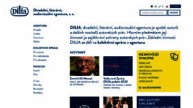 What Dilia.cz website looked like in 2020 (3 years ago)