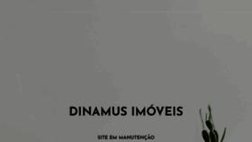 What Dinamusimoveis.com.br website looked like in 2020 (3 years ago)