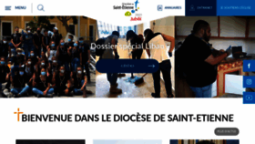 What Diocese-saintetienne.fr website looked like in 2020 (3 years ago)