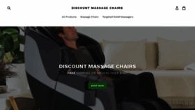 What Discountmassagechairs.com website looked like in 2020 (3 years ago)
