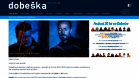 What Divadlodobeska.cz website looked like in 2020 (3 years ago)