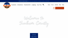 What Discoverjacksonnc.com website looked like in 2020 (3 years ago)