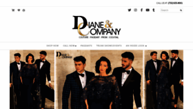 What Dianeandcoonline.com website looked like in 2020 (3 years ago)