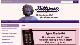 What Dollspart.com website looked like in 2020 (3 years ago)