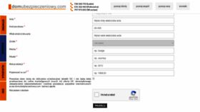 What Domubezpieczeniowy.pl website looked like in 2020 (3 years ago)