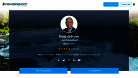What Dougdebruyn.com website looked like in 2020 (3 years ago)