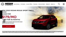 What Downtownnissan.com website looked like in 2020 (3 years ago)