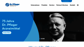 What Dr-pfleger.de website looked like in 2020 (3 years ago)