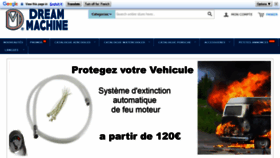 What Dream-machine.fr website looked like in 2020 (3 years ago)
