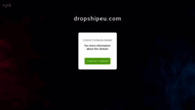 What Dropshipeu.com website looked like in 2020 (3 years ago)