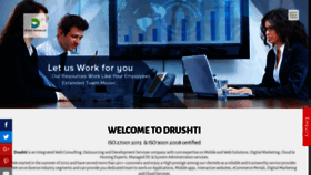 What Drushti.in website looked like in 2020 (3 years ago)