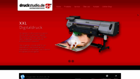 What Druckstudio.de website looked like in 2020 (3 years ago)