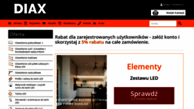 What Diaxled.pl website looked like in 2020 (3 years ago)