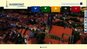 What Duderstadt.de website looked like in 2020 (3 years ago)