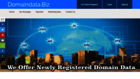 What Domaindata.biz website looked like in 2020 (3 years ago)