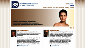 What Dermcentersf.com website looked like in 2020 (3 years ago)