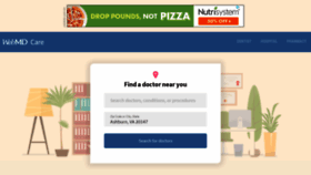 What Doctor.webmd.com website looked like in 2020 (3 years ago)