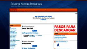 What Descarganovelasromanticas.blogspot.com.es website looked like in 2020 (3 years ago)