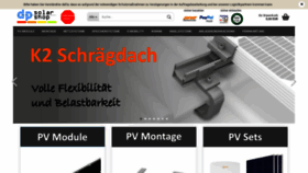 What Dp-solar-shop.de website looked like in 2020 (3 years ago)