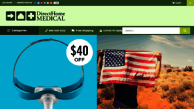 What Directhomemedical.com website looked like in 2020 (3 years ago)