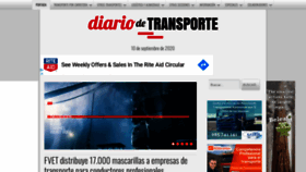 What Diariodetransporte.com website looked like in 2020 (3 years ago)