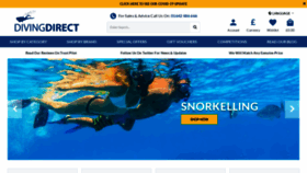 What Divingdirectshop.co.uk website looked like in 2020 (3 years ago)