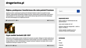 What Drogeriaviva.pl website looked like in 2020 (3 years ago)