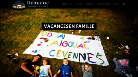 What Domaine-aigoual-cevennes.com website looked like in 2020 (3 years ago)