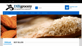 What Dilligrocery.com website looked like in 2020 (3 years ago)
