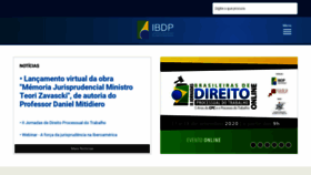 What Direitoprocessual.org.br website looked like in 2020 (3 years ago)
