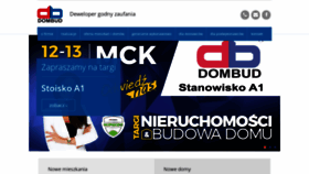 What Dombud.pl website looked like in 2020 (3 years ago)