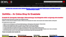 What Dewilgo.de website looked like in 2020 (3 years ago)