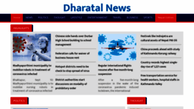 What Dharatalnews.com website looked like in 2020 (3 years ago)