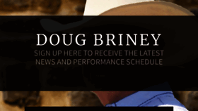 What Dougbriney.com website looked like in 2020 (3 years ago)