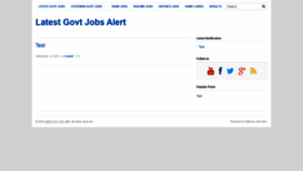 What Defencejobsalert.com website looked like in 2020 (3 years ago)