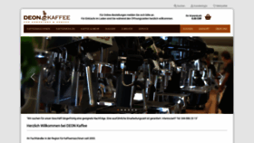 What Deonkaffee.ch website looked like in 2020 (3 years ago)