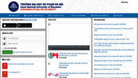 What Daotao.hnue.edu.vn website looked like in 2020 (3 years ago)