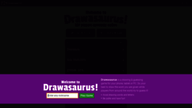 What Drawasaurus.org website looked like in 2020 (3 years ago)