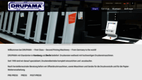 What Drupama.de website looked like in 2020 (3 years ago)