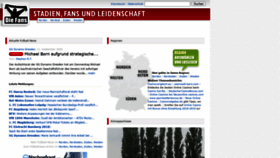 What Die-fans.de website looked like in 2020 (3 years ago)