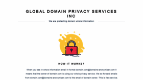 What Domains-anonymizer.com website looked like in 2020 (3 years ago)
