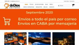 What Dedioseditores.com website looked like in 2020 (3 years ago)