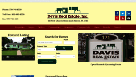 What Davisrealestateinc.com website looked like in 2020 (3 years ago)